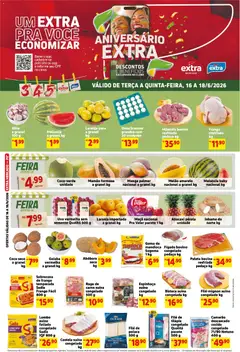 Extra ofertas de Mercado Terça e Quinta - Pré-Visualização do folheto da loja Extra, válido de 16.06.2026