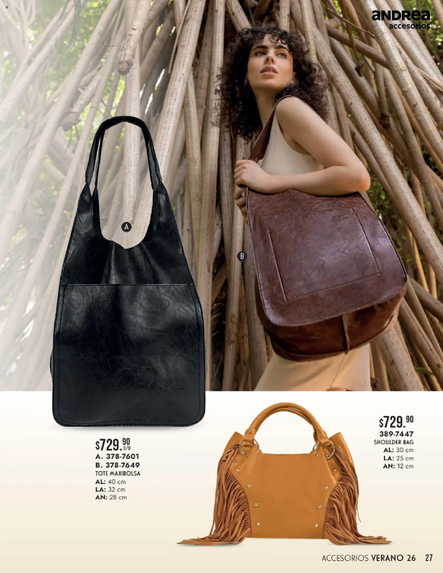 Nuevas ofertas de Andrea válidas en toda la República Mexicana desde el 24/05/2026. ¡Encuentra las mejores ofertas en Andrea catálogo Accesorios para todos! | Página: 27