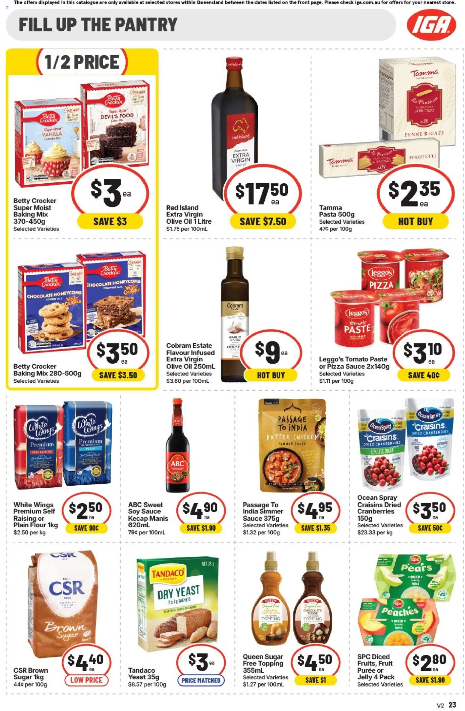 IGA catalogue - valid from 02/08/2026 | Page: 26 | Products: Flour, Cranberries, Garlic, Soy sauce