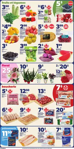 Preview of Provigo weekly flyer / circulaire from shop Provigo valid from 21.05.2026 | Page: 4 | Products: Strawberries, PC, Turkey, Apples