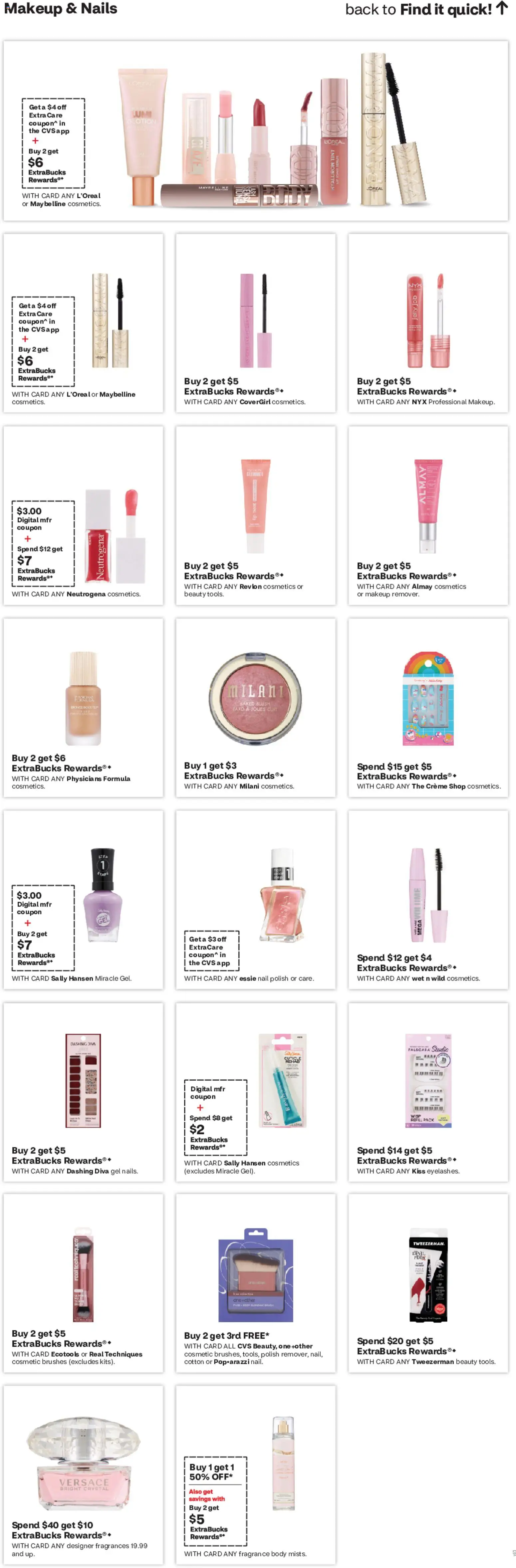 CVS Pharmacy Weekly Ad - CO - valid from 17.05.2026 | Page: 11 | Products: Brushes, Nail, Blush, Nail polish