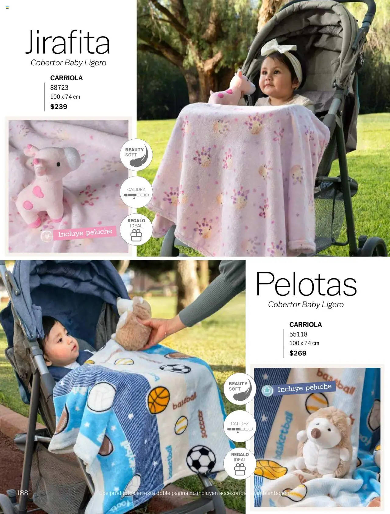 Nuevas ofertas de Vianney válidas en toda la República Mexicana desde el 15/08/2025. ¡Encuentra las mejores ofertas en Vianney - Catálogo Invierno! | Página: 190 | Productos: Carriola, Cobertor