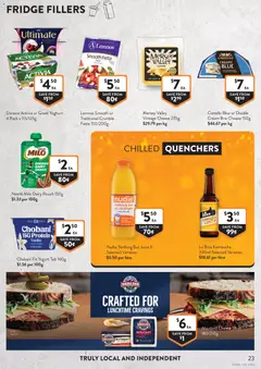 Preview of Foodworks catalogue  - valid from 13.05.2026 | Page: 23 | Products: Cheese, Juice, Sugar, Lemon