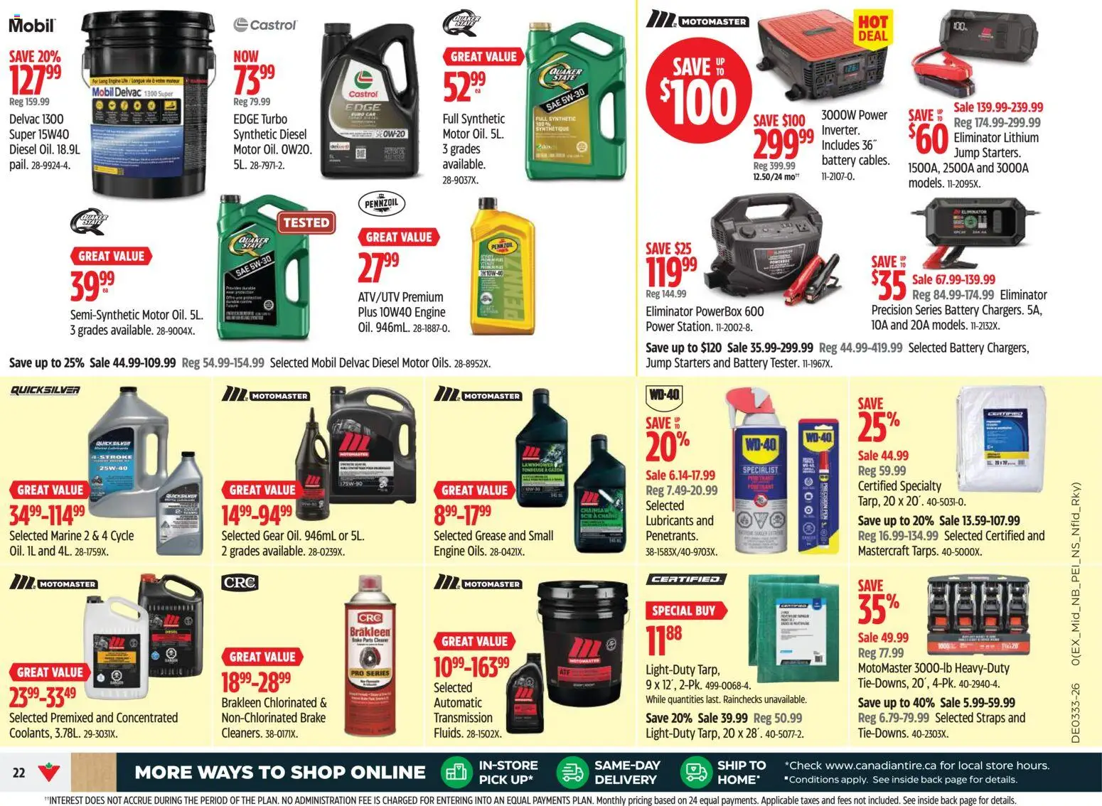 Canadian Tire flyer valid from Aug 13, 2026 | Page: 21