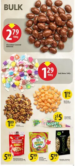 Preview of Save on foods weekly flyer / circulaire from shop Save on foods valid from Jul 2, 2026 | Page: 22 | Products: Nuts, Butter, Chocolate
