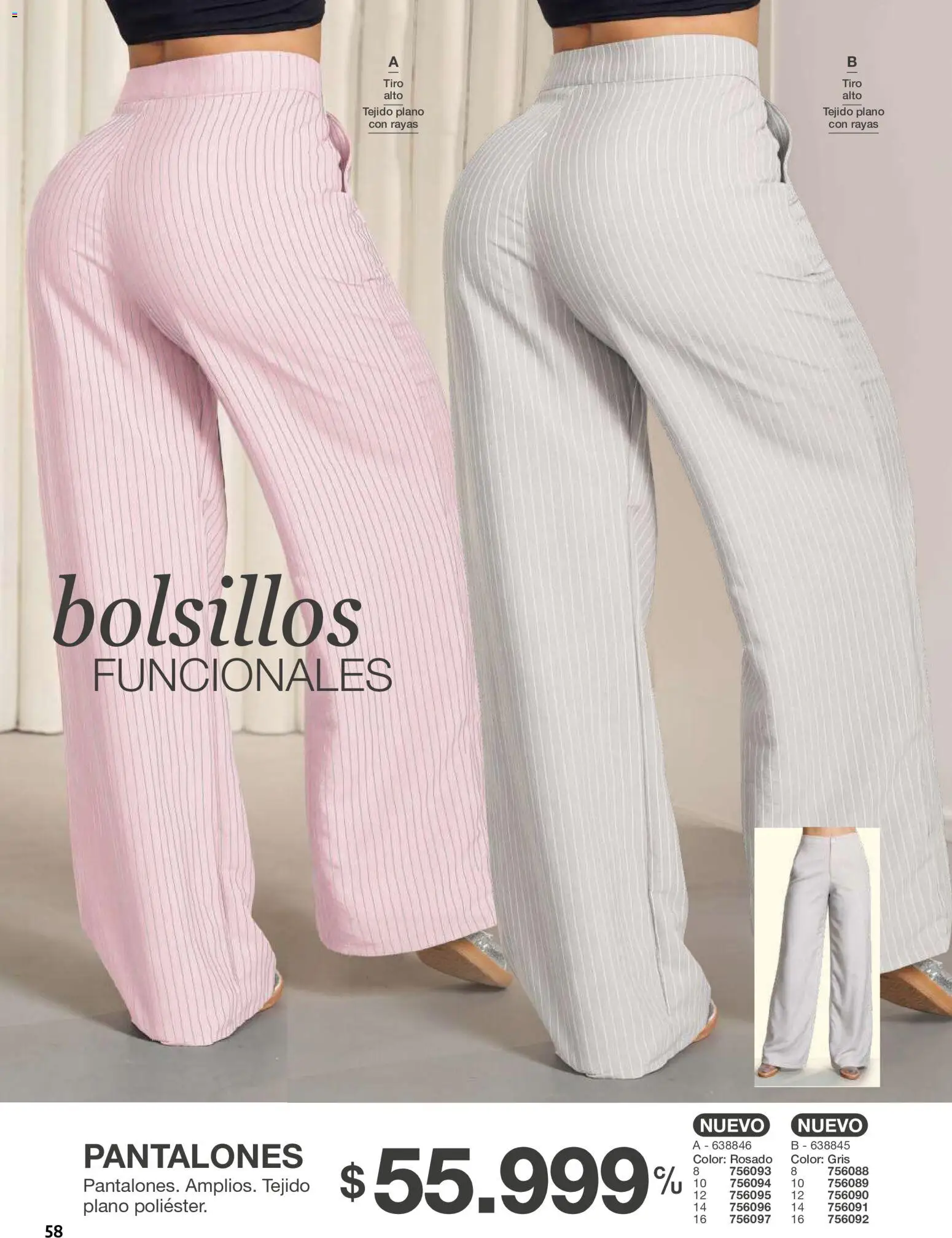 Carmel revista - valida desde el 01/10/2026 | Página: 58 | Productos: Bolsillos, Pantalones