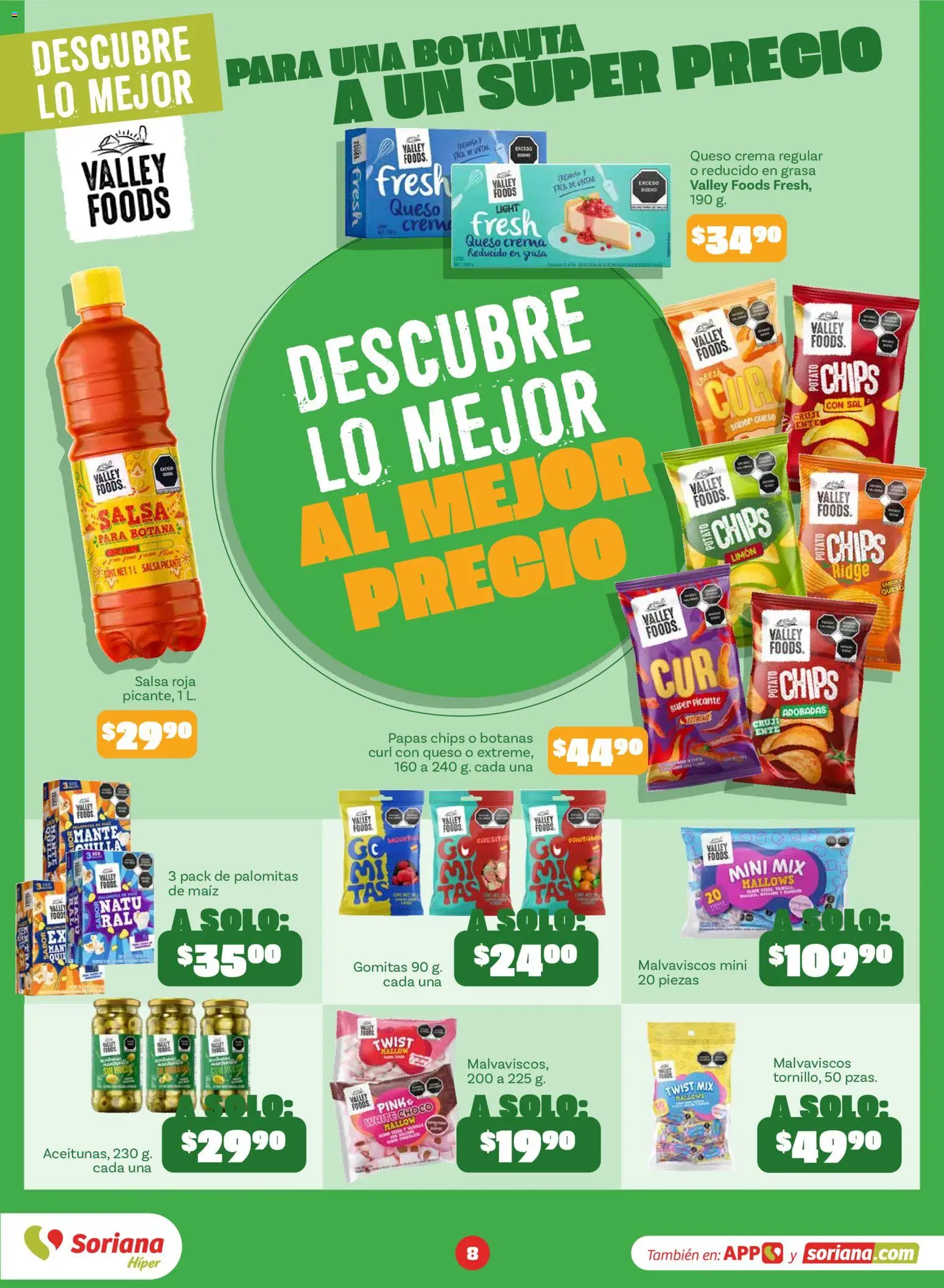 Nuevas ofertas de Soriana válidas en toda la República Mexicana desde el 18/09/2026. ¡Encuentra las mejores ofertas en Soriana Descubre lo mejor al mejor precio Híper Nacional! | Página: 8