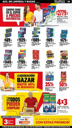Vista previa Yaguar - Oferta Semanal Córdoba válido desde el 04.05.2026 | Página: 14 | Productos: Encendedor, Pilas, Esponja, Guantes