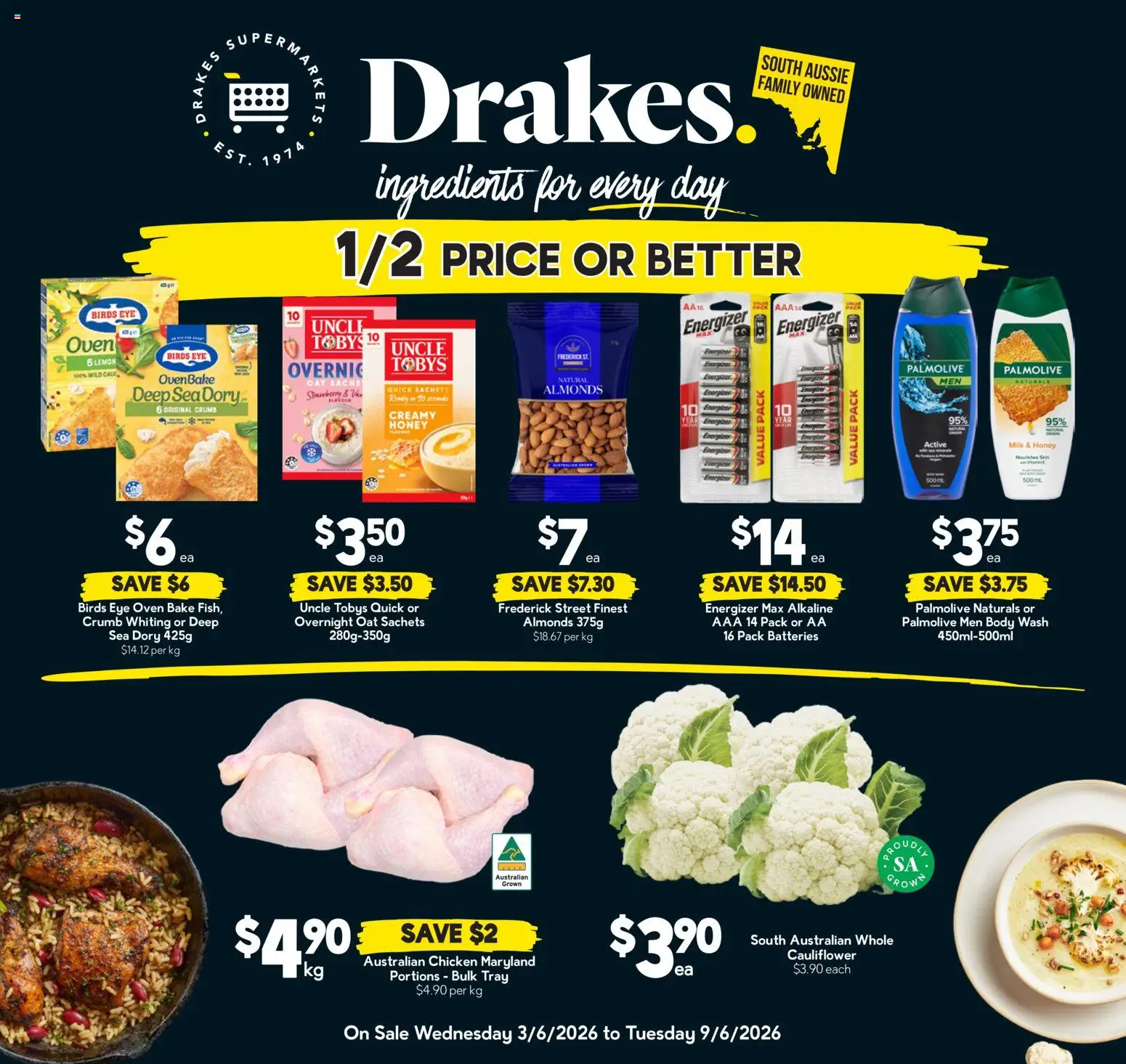 Drakes catalogue - valid from 03.06.2026 | Page: 8 | Products: Almonds, Milk, Honey, Cauliflower