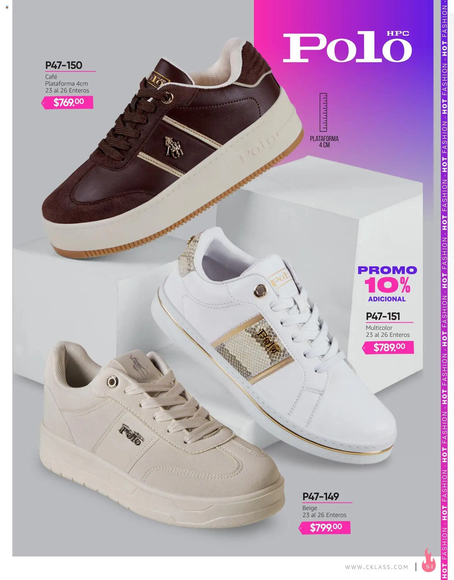 Nuevas ofertas de Cklass válidas en toda la República Mexicana desde el 03/08/2026. ¡Encuentra las mejores ofertas en Cklass catálogo Hot Fashion Ropa! | Página: 166 | Productos: Café