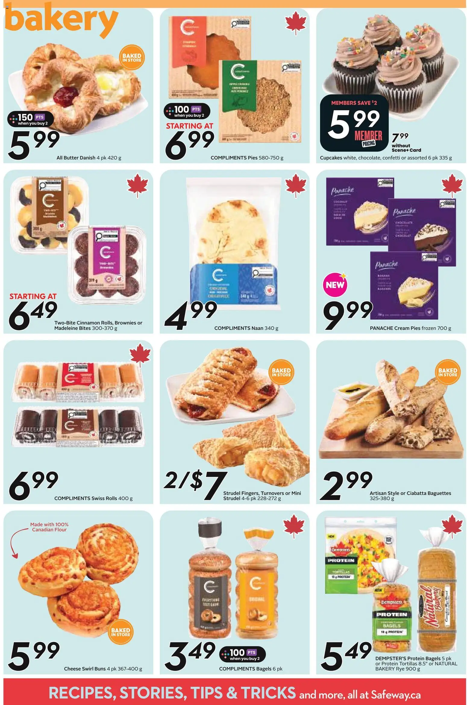 Safeway flyer valid from 04.06.2026 | Page: 10 | Products: Cream, Bakery, Butter, Cheese