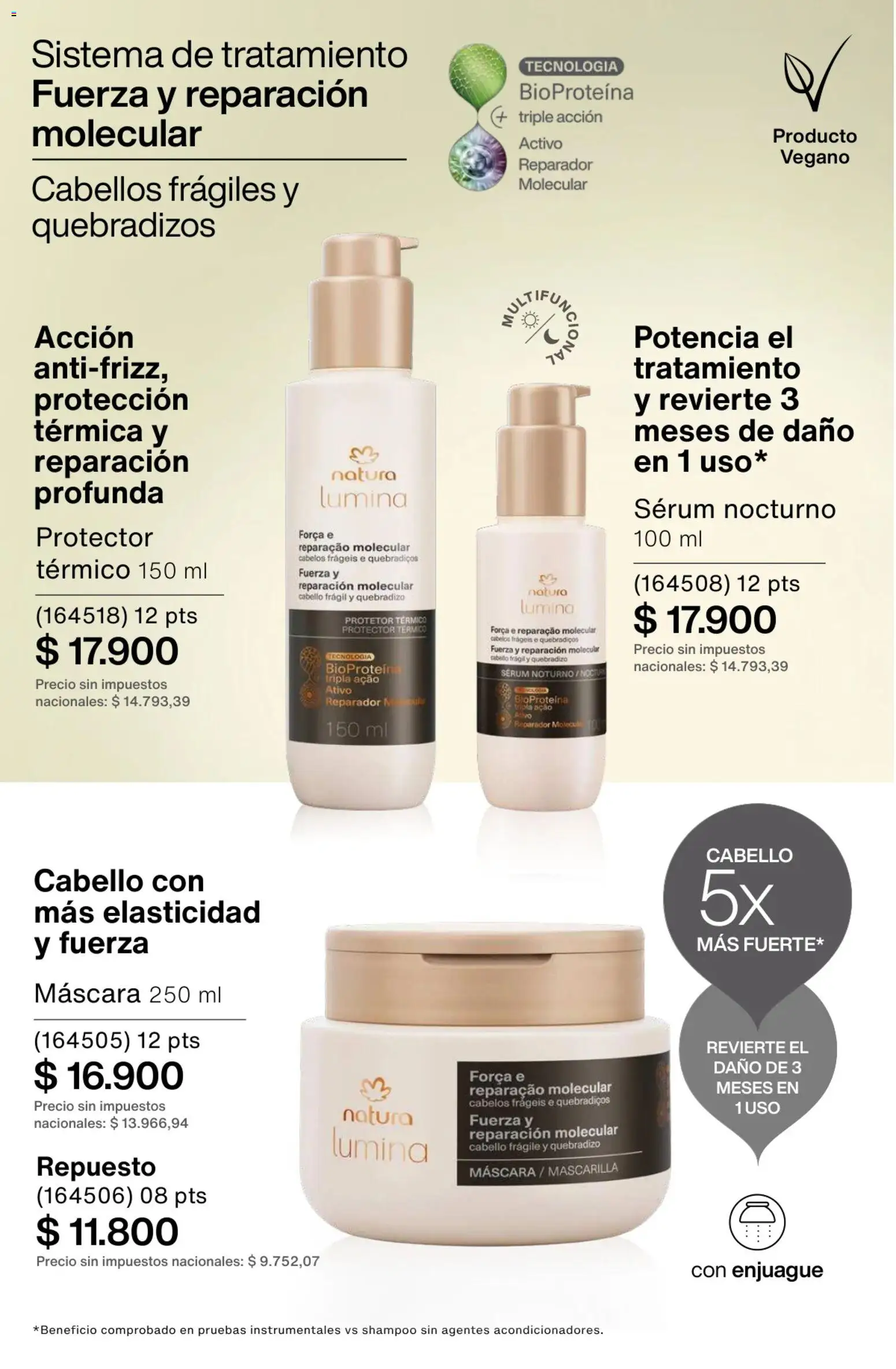 Catálogo Natura Ciclo 3 │ válido desde el 09/02/2026 | Página: 232 | Productos: Mascarilla, Serum, Shampoo, Térmica