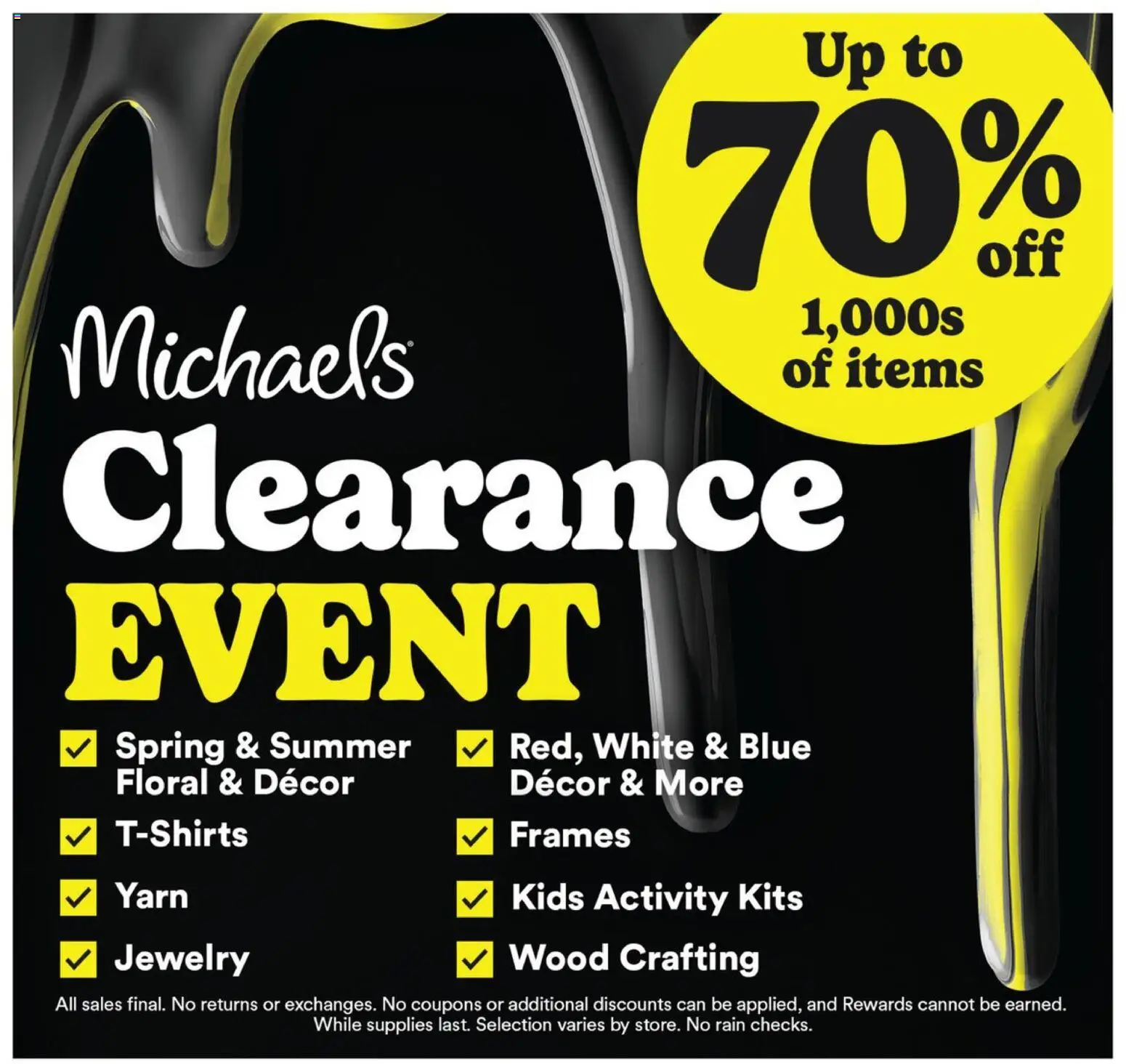 Michaels flyer from Jul 12, 2026 > online preview catalogue cover