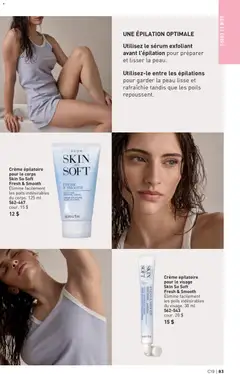Preview of Avon Brochure Campagne from shop Avon valid from Sep 9, 2026 | Page: 83 | Products: Cream, Hair removal cream