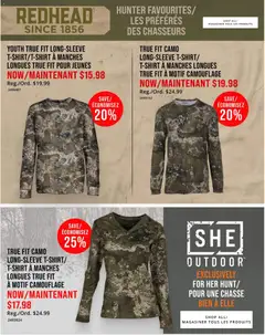 Preview of Cabelas weekly flyer / circulaire from shop Cabelas valid from 30.04.2026 | Page: 2 | Products: Tshirt