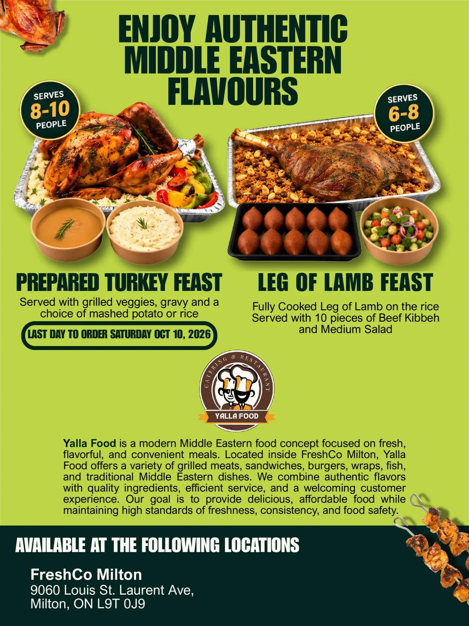 FreshCo flyer valid from Oct 8, 2026 | Page: 13