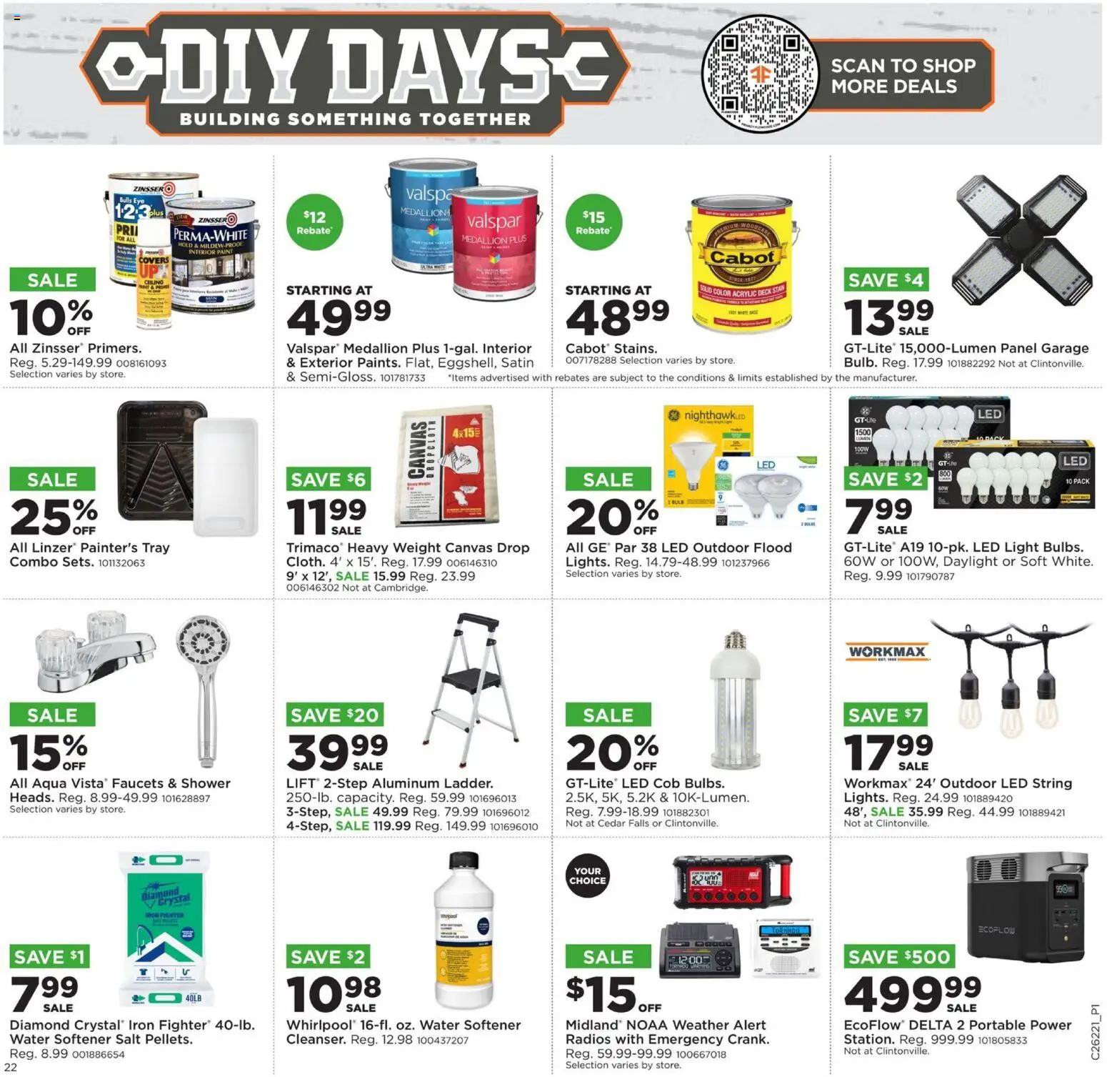 Mills Fleet Farm Weekly Ad - valid from 26.05.2026 | Page: 26 | Products: Water, Salt, Weight, Iron