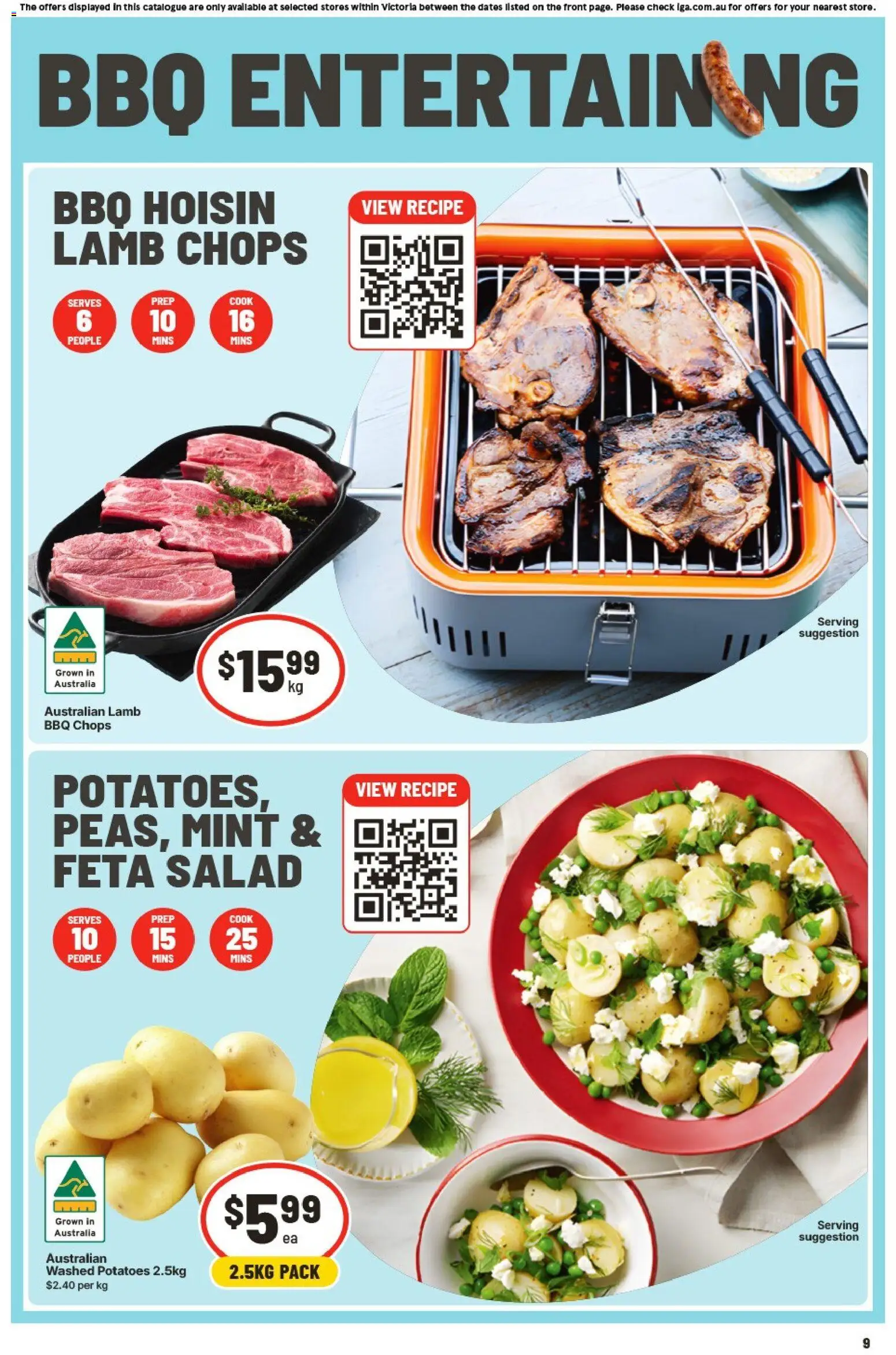 IGA catalogue - valid from 16/09/2026 | Page: 10 | Products: Lamb, Salad, Potatoes