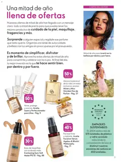 Vista previa de Oriflame campaña 10 2026, nuevo folleto de la tienda, válido en México a partir del 11/07/2026 | Página: 3 | Productos: Aceite, Perfeccionador, Té, Maquillaje