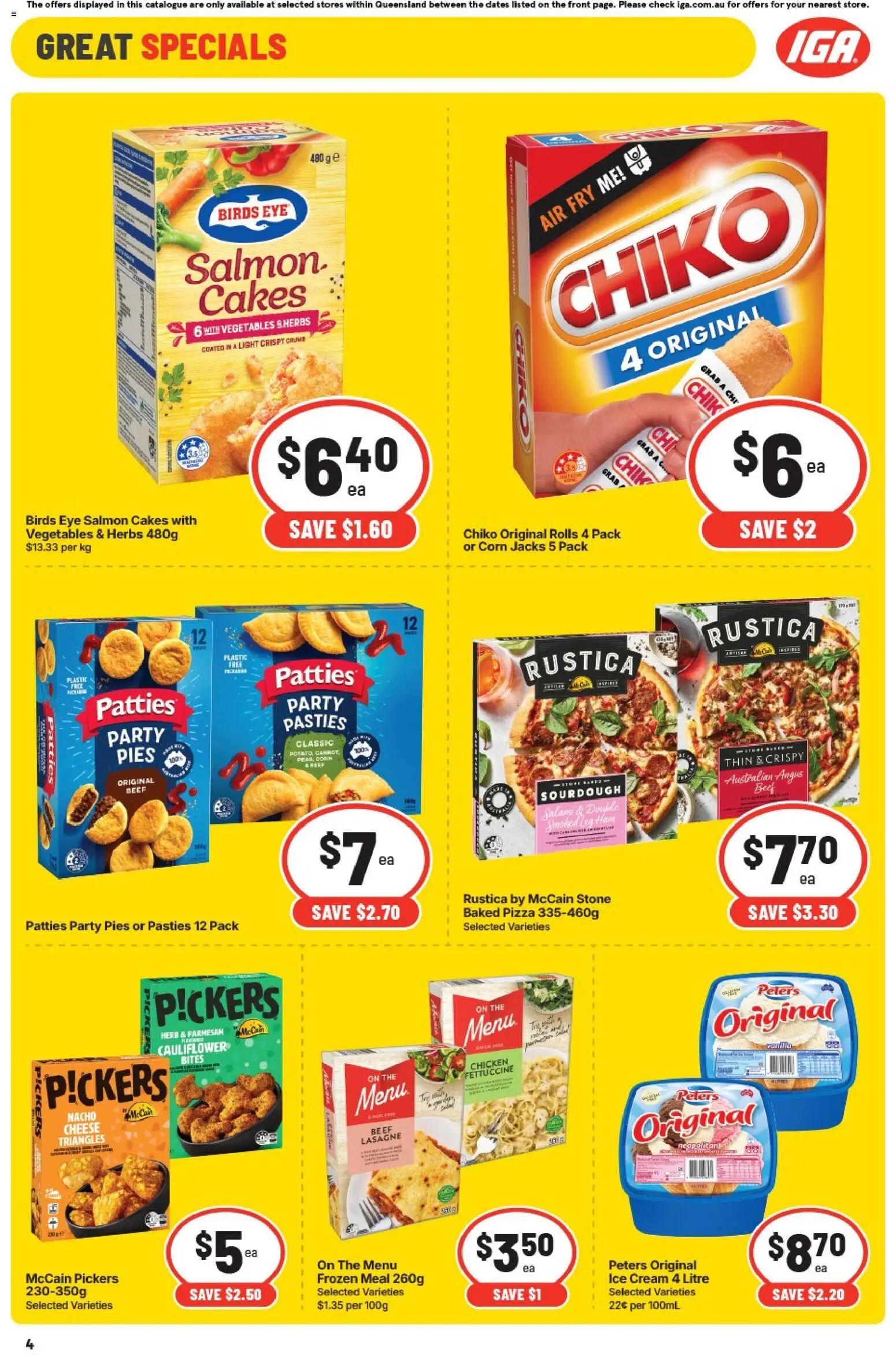 IGA catalogue - valid from 20.05.2026 | Page: 7 | Products: Chicken, Ice cream, Vegetables, Cauliflower