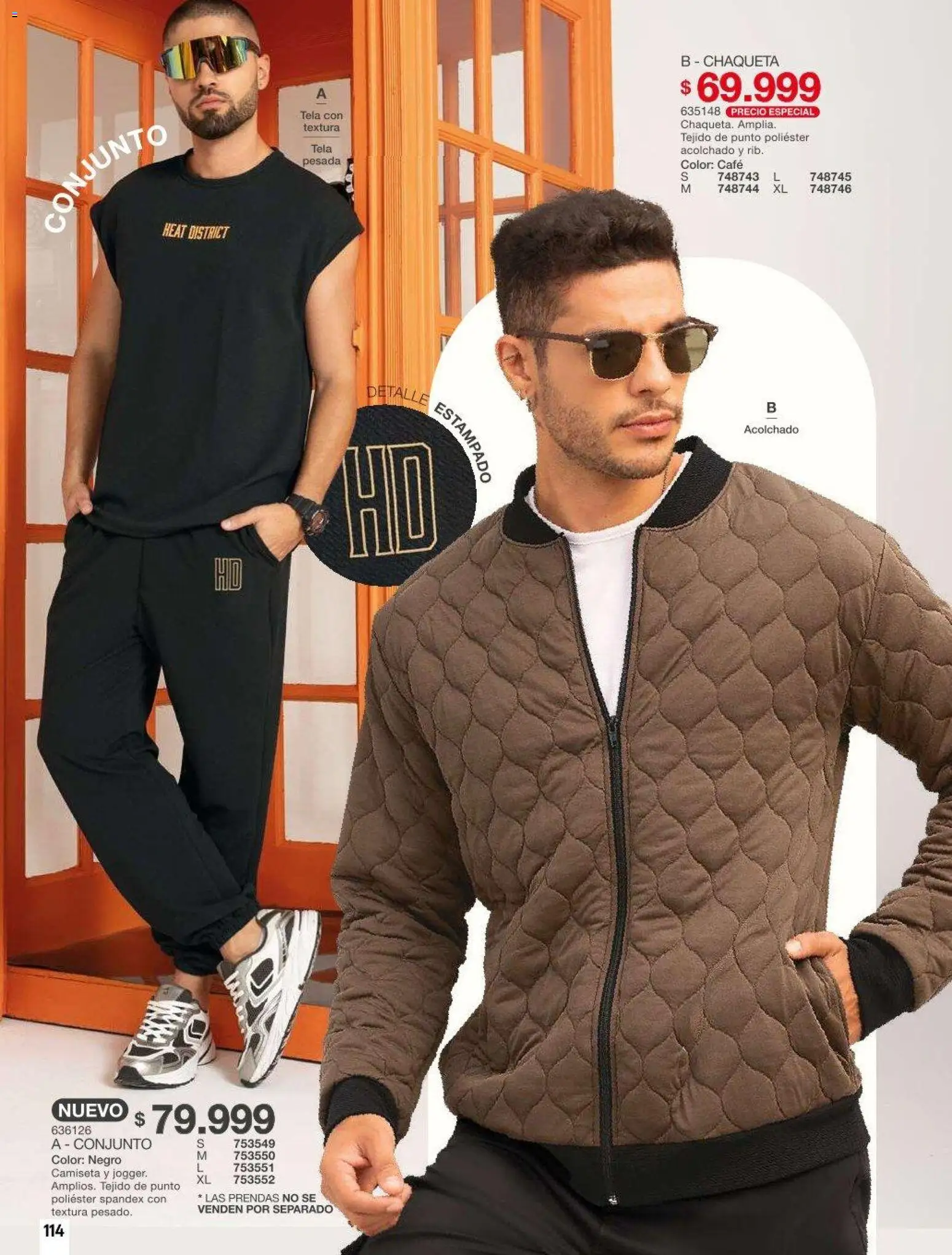 Carmel revista - valida desde el 01/10/2026 | Página: 114 | Productos: Camiseta, Conjunto, Chaqueta, Café