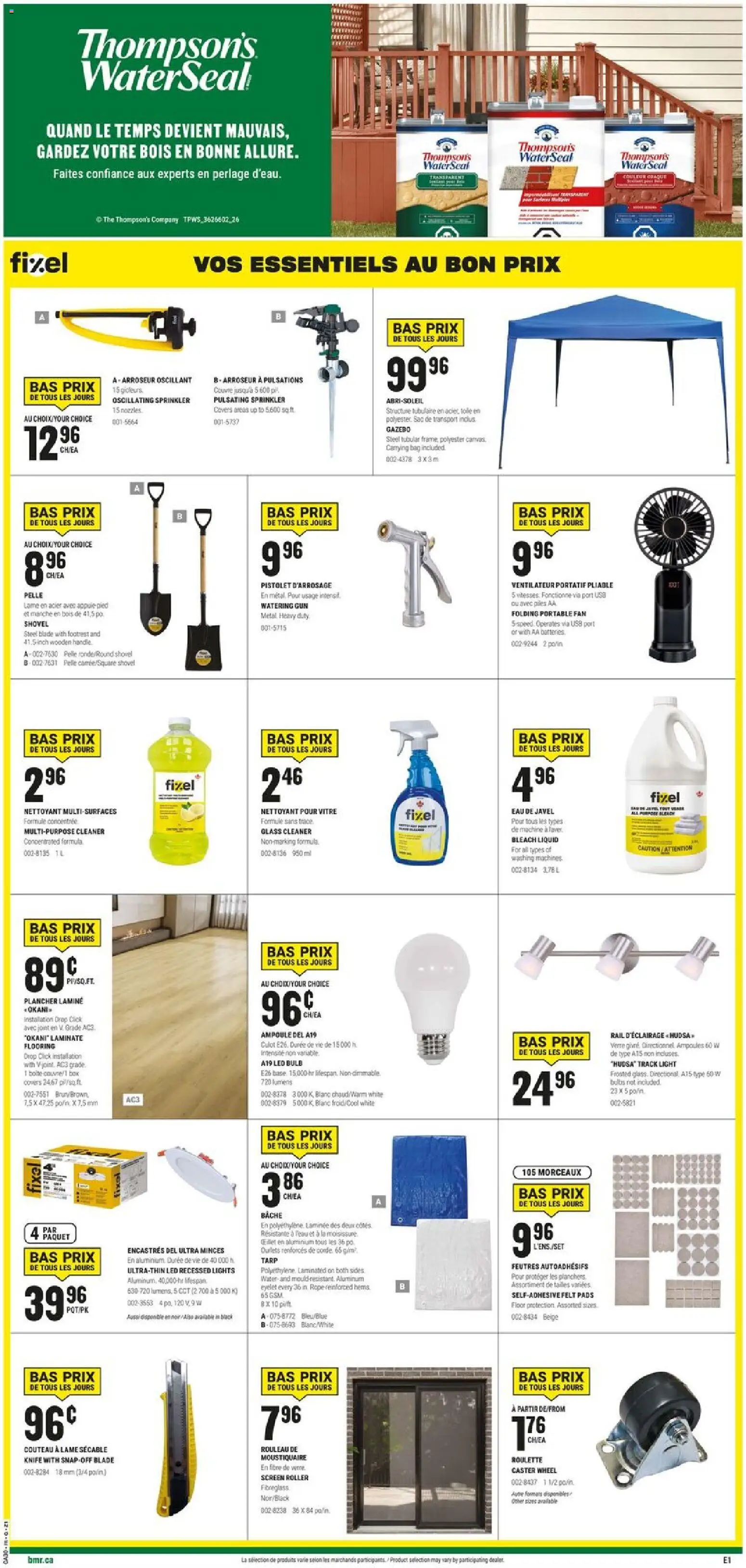 BMR flyer valid from Jul 23, 2026 | Page: 5 | Products: Bag, Fan, Box