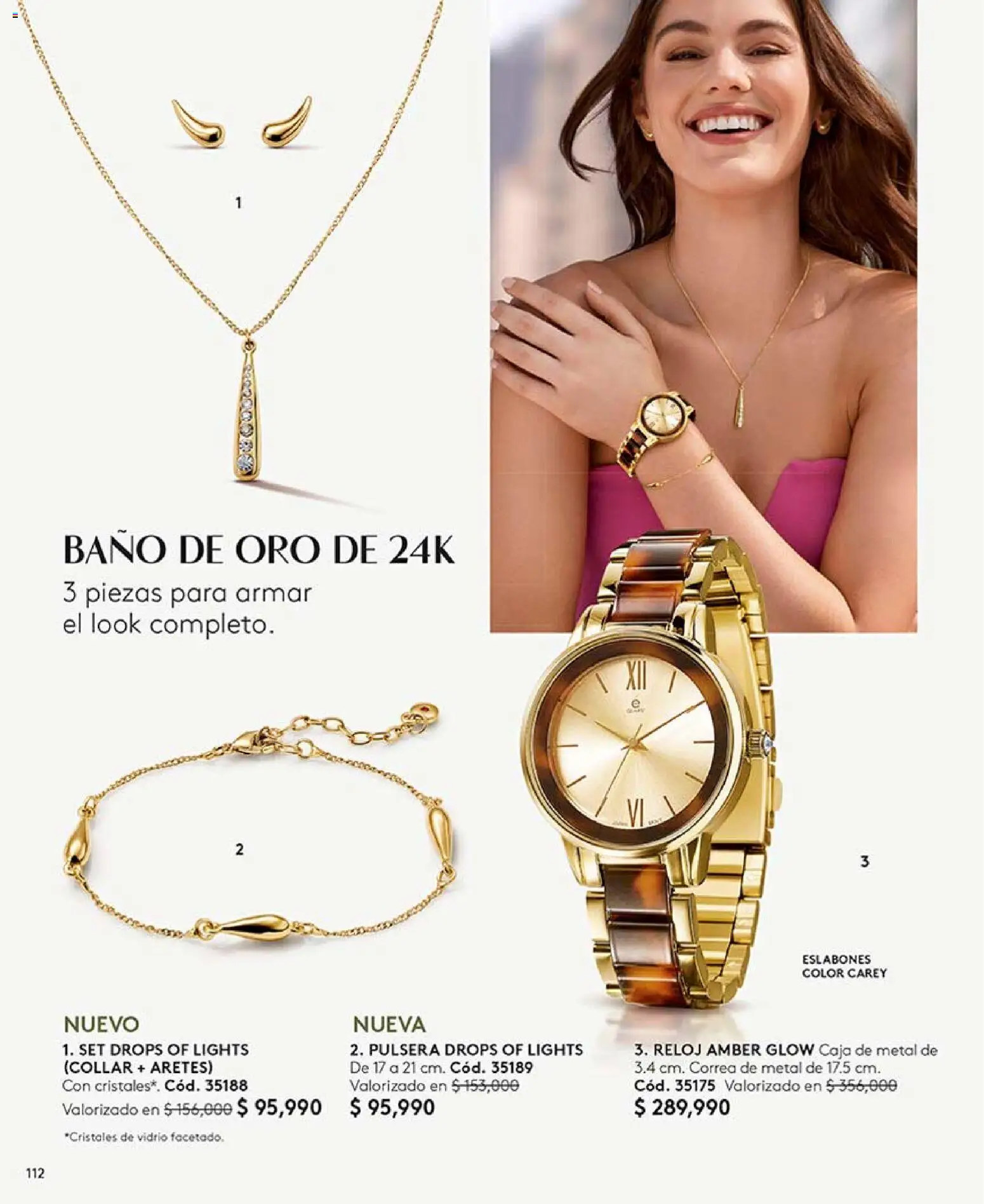 Ésika revista - valida desde el 17/07/2026 | Página: 112 | Productos: Reloj, Pulsera, Caja, Collar