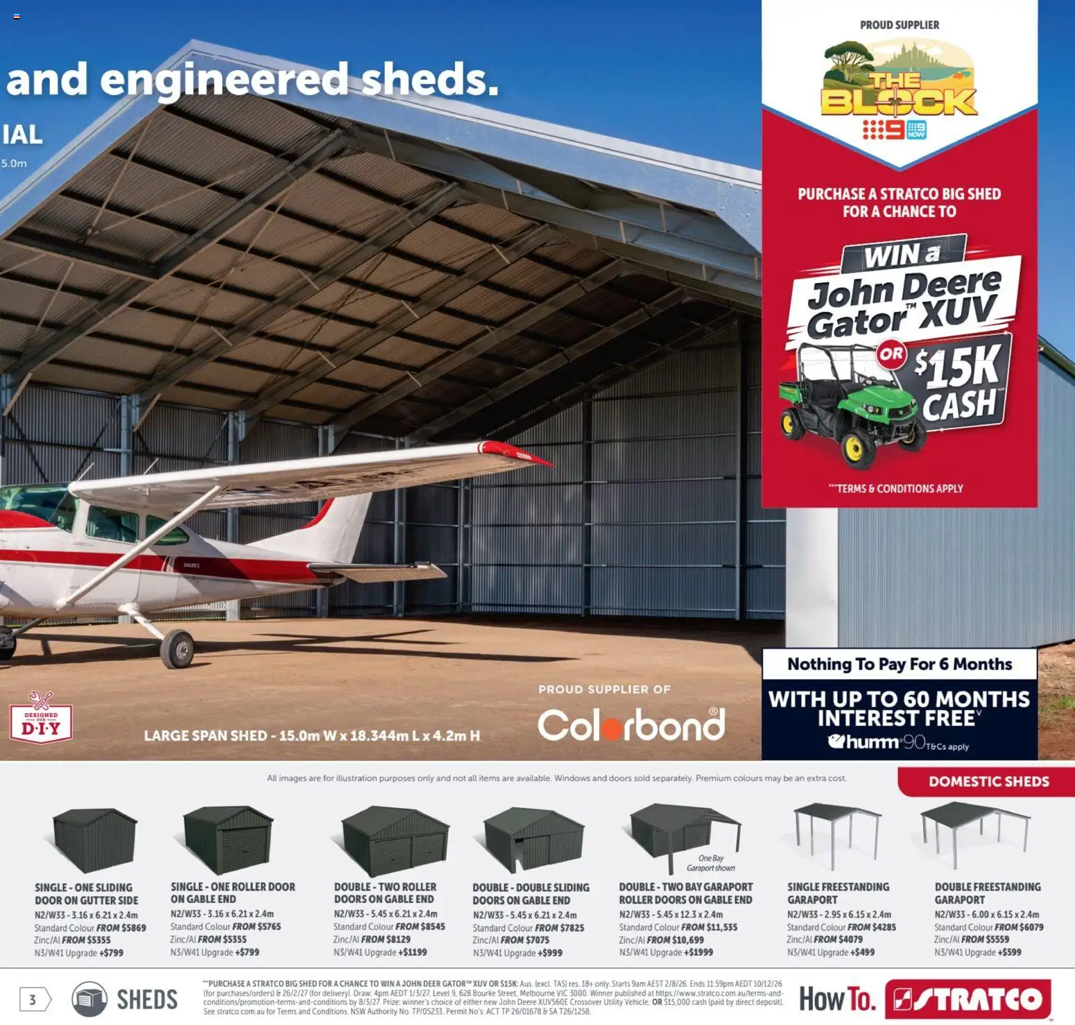 Stratco catalogue - valid from 14/08/2026 | Page: 3 | Products: Door, Shed, Domestic