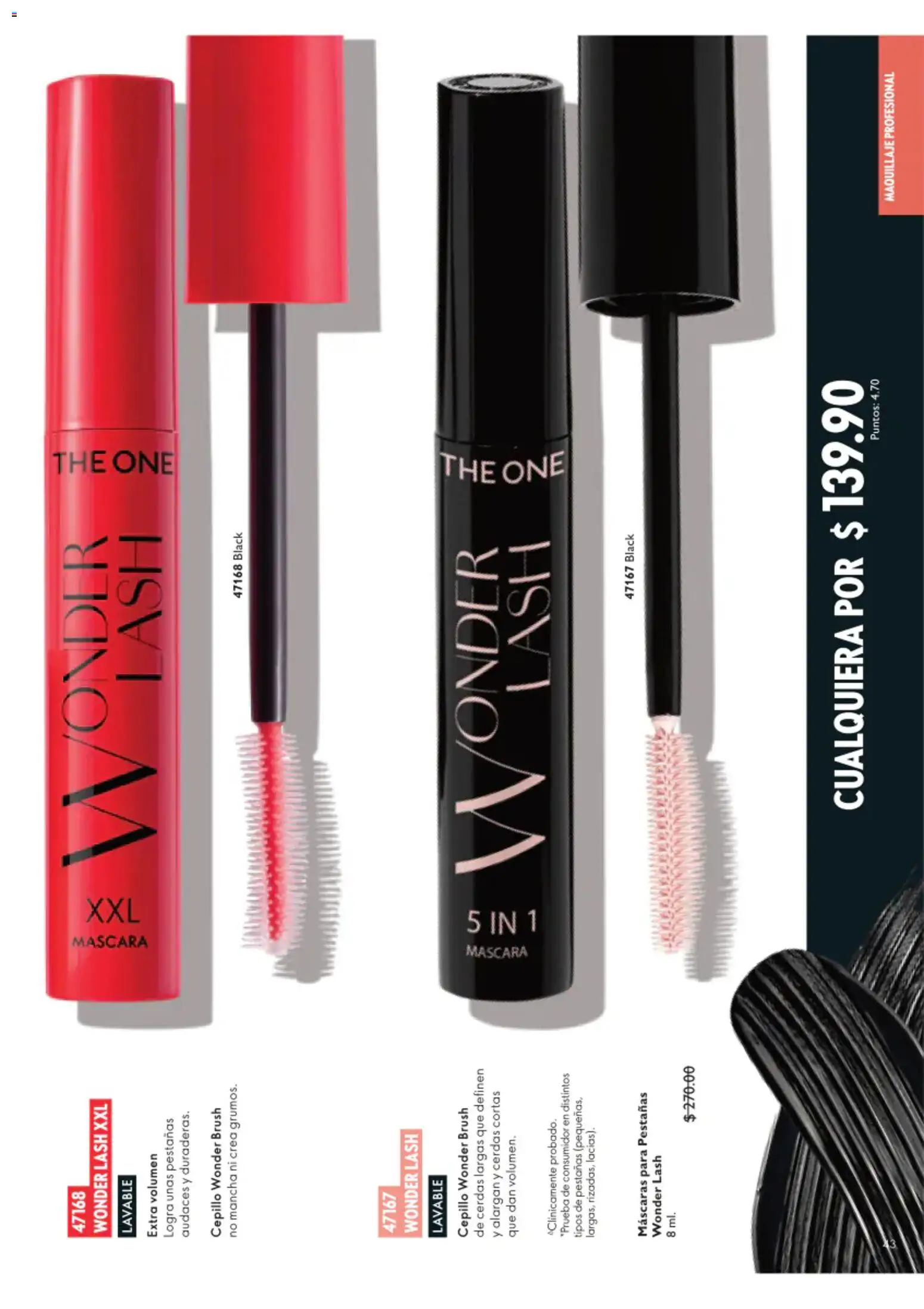 Nuevas ofertas de Oriflame válidas en toda la República Mexicana desde el 22/08/2026. ¡Encuentra las mejores ofertas en Oriflame campaña 12 2026! | Página: 43 | Productos: Cepillo, Máscara, Maquillaje
