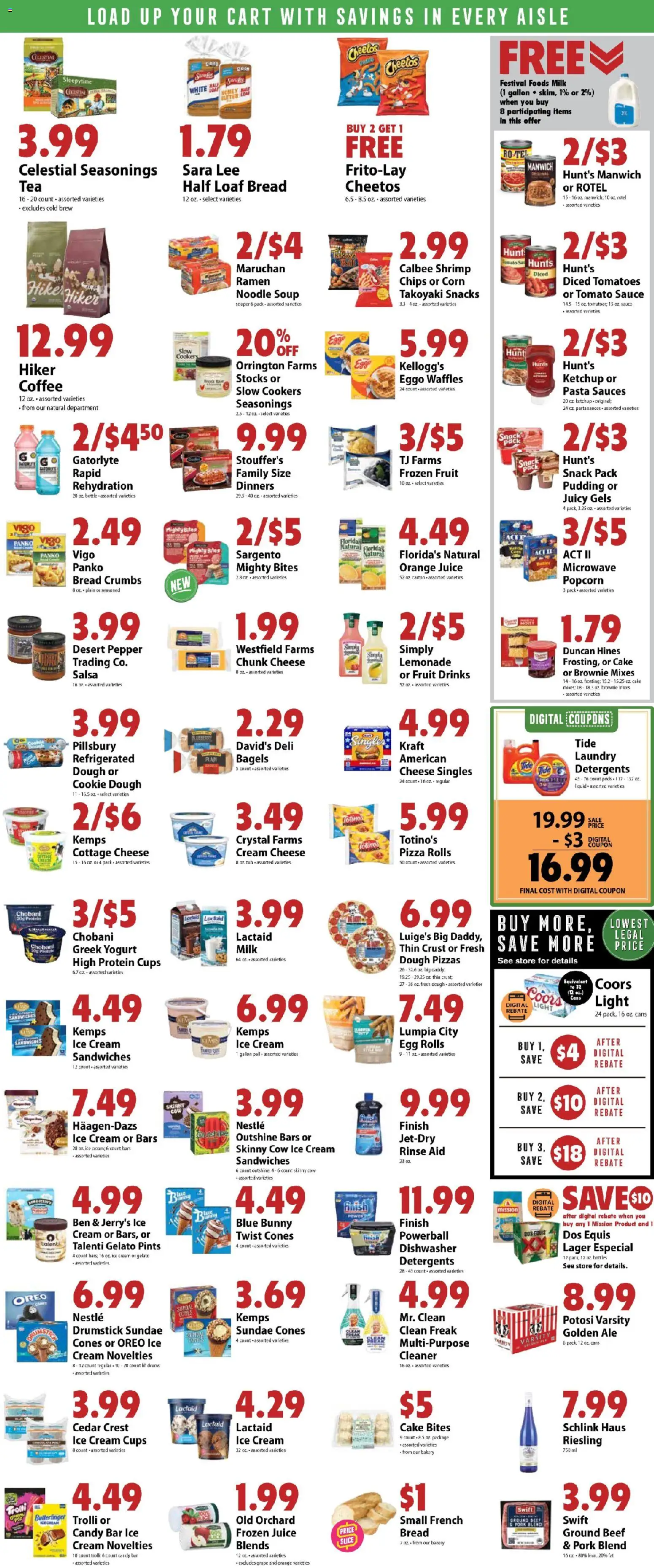 Festival Foods Weekly Ad - valid from 09/16/2026 | Page: 6 | Products: Pizza, Sauces, Sauce, Ground beef