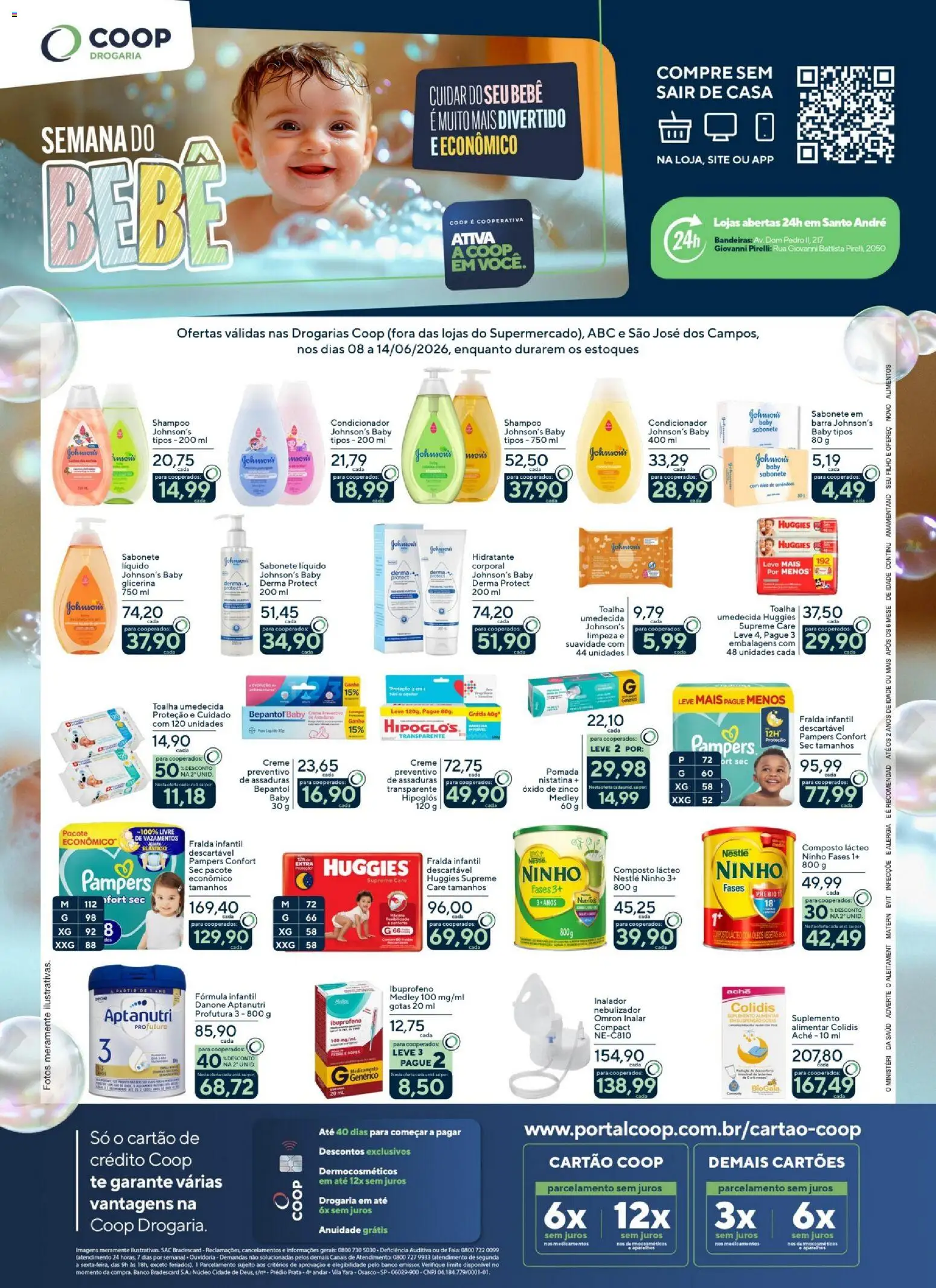 Coop Folheto - válido de 08.06.2026 | Página: 1 | Produtos: Hipoglós, Sabonete, Toalha umedecida, Sabonete líquido