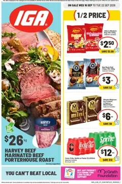 Preview of IGA catalogue Claremont - valid from 16/09/2026
