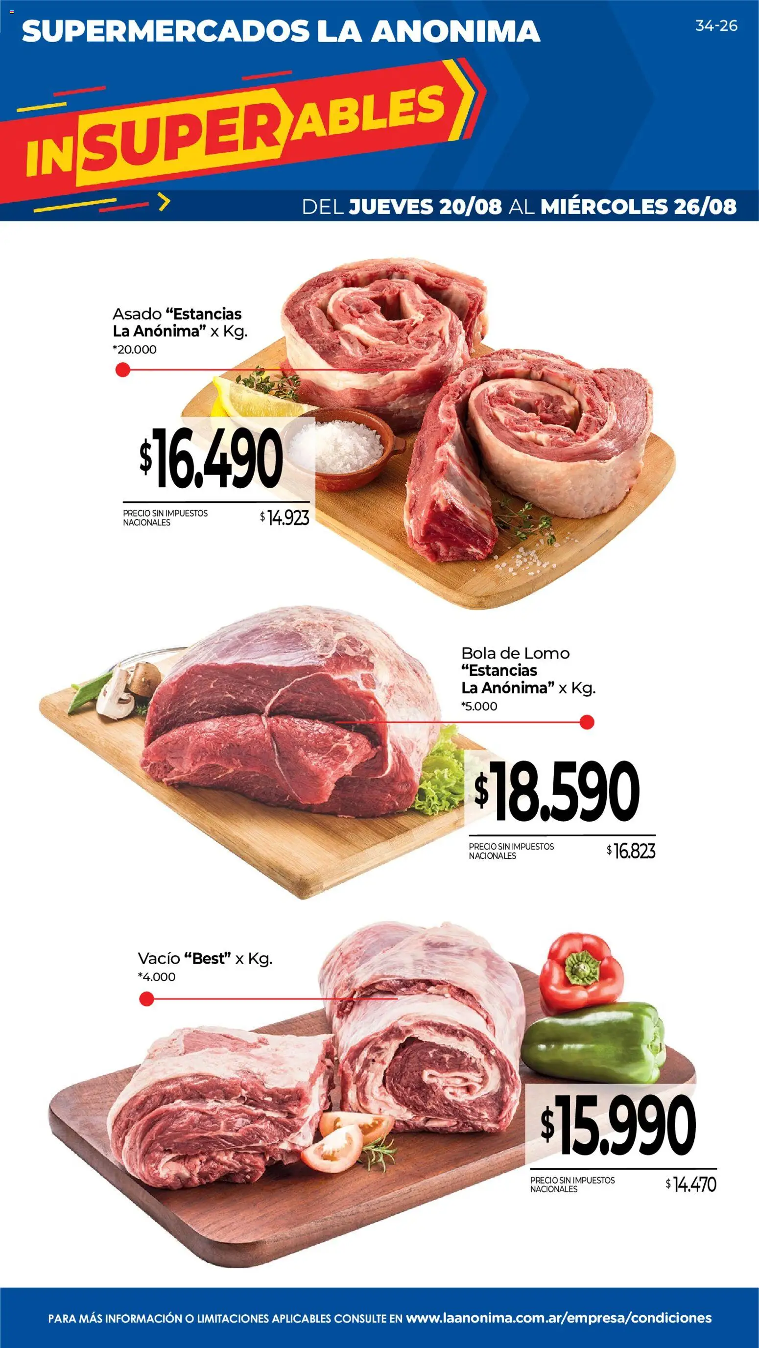 La Anonima - Frescos │ válido desde el 20/08/2026 | Página: 1