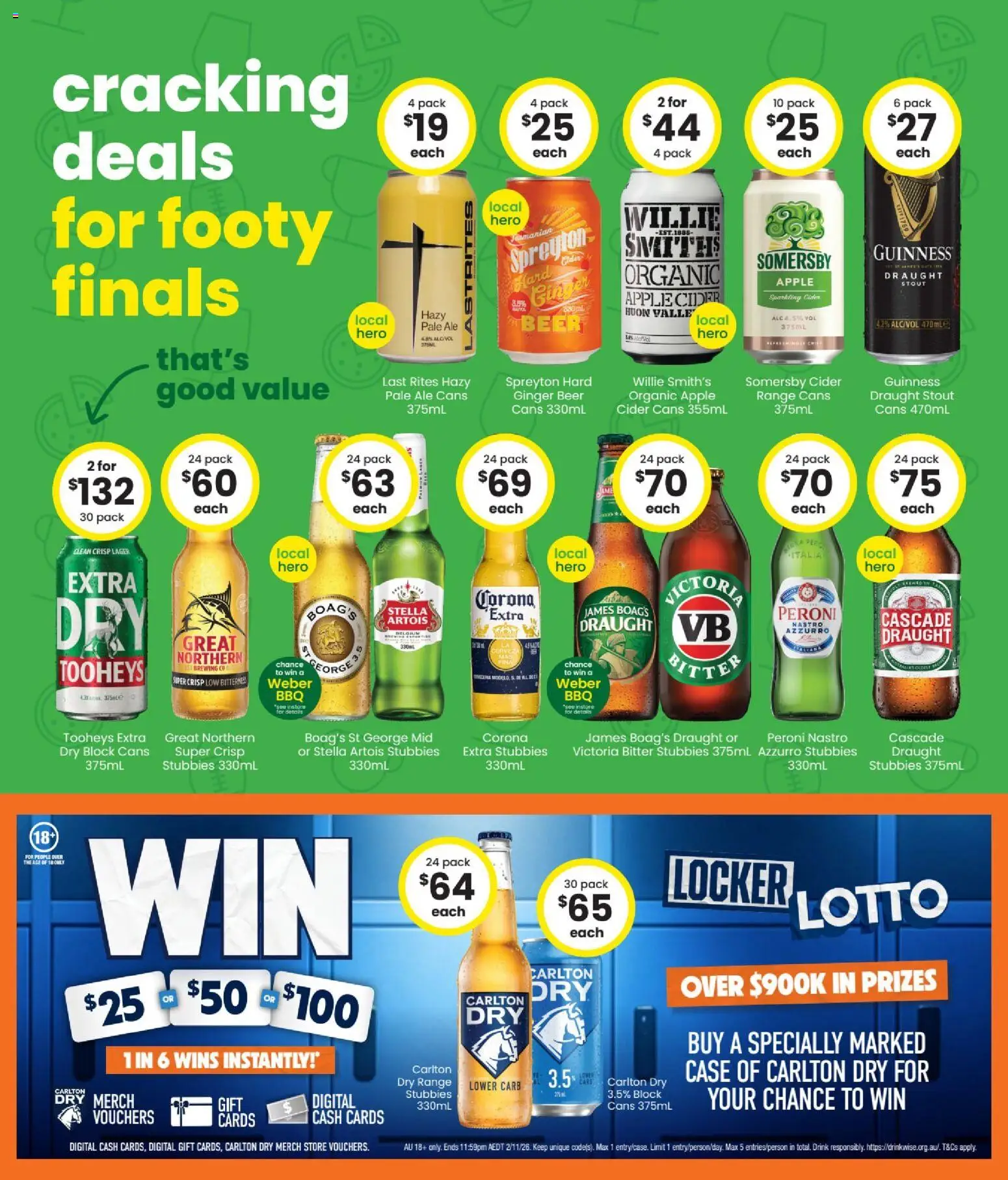 The Bottle-O catalogue - valid from 14/09/2026 | Page: 3 | Products: Ginger, Digital, Case, Cider