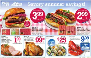 Preview of Price Chopper weekly ads valid from 07/19/2026 | Page: 13 | Products: Chicken meat, Pork, Beef, Grill
