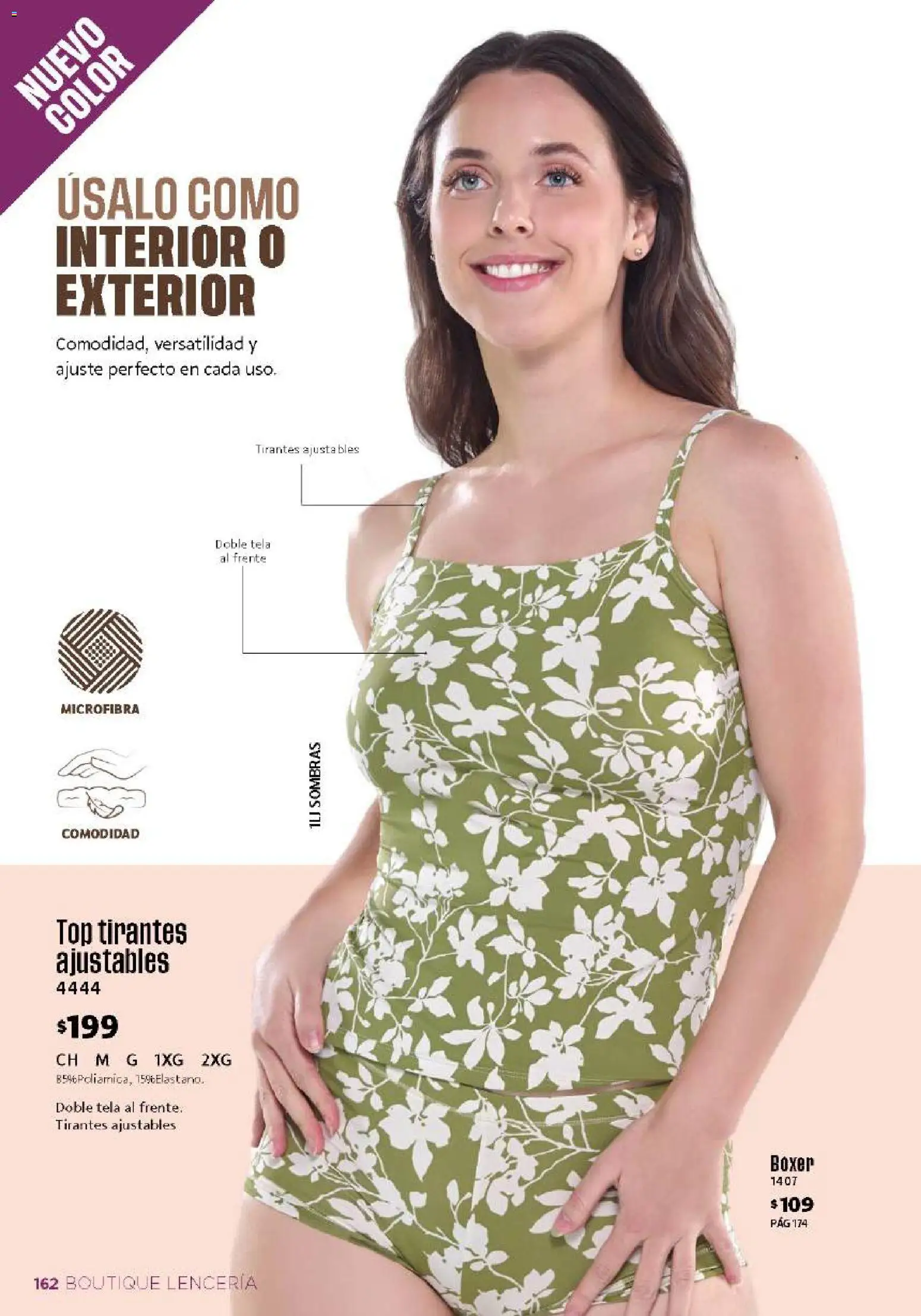 Nuevas ofertas de Ilusión válidas en toda la República Mexicana desde el 01/08/2026. ¡Encuentra las mejores ofertas en Ilusión catálogo Otoño! | Página: 164 | Productos: Top, Tirantes, Lenceria