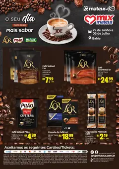 Mateus ofertas JDE - Pré-Visualização do folheto da loja Mateus, válido de 29/06/2026