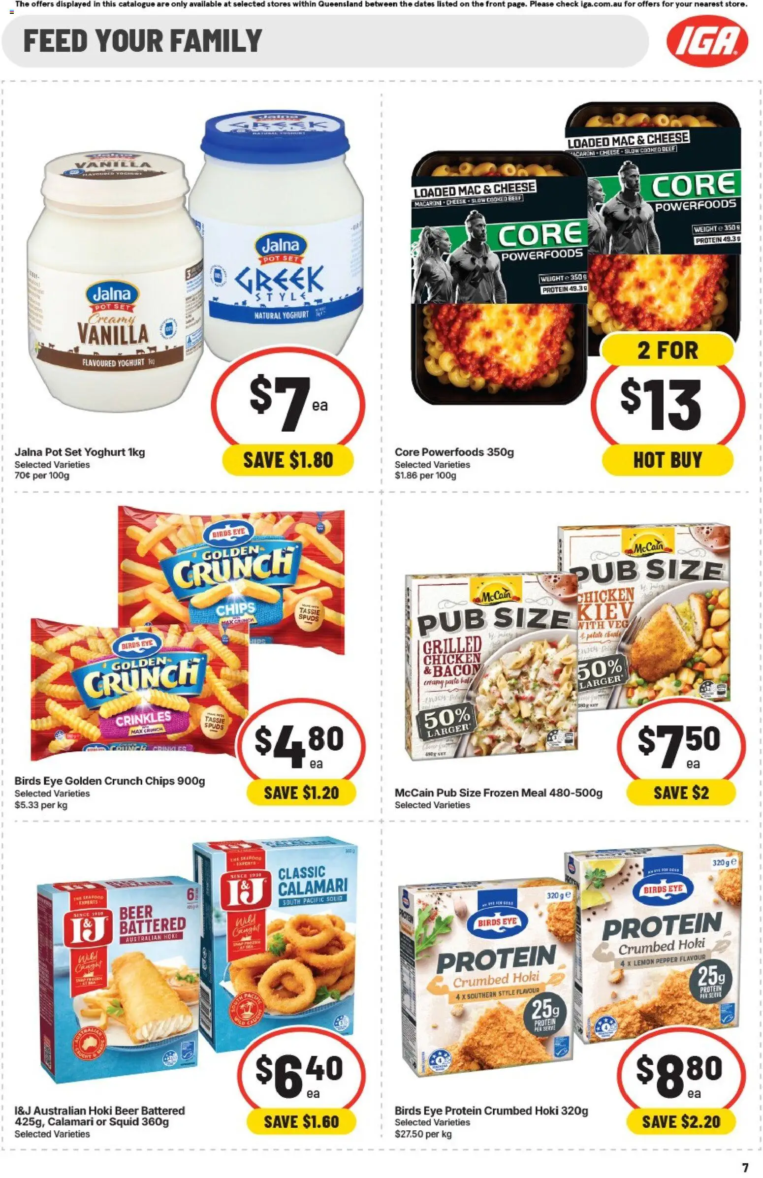 IGA catalogue - valid from 20.05.2026 | Page: 10 | Products: Pot, Yoghurt, Chips, Seafood