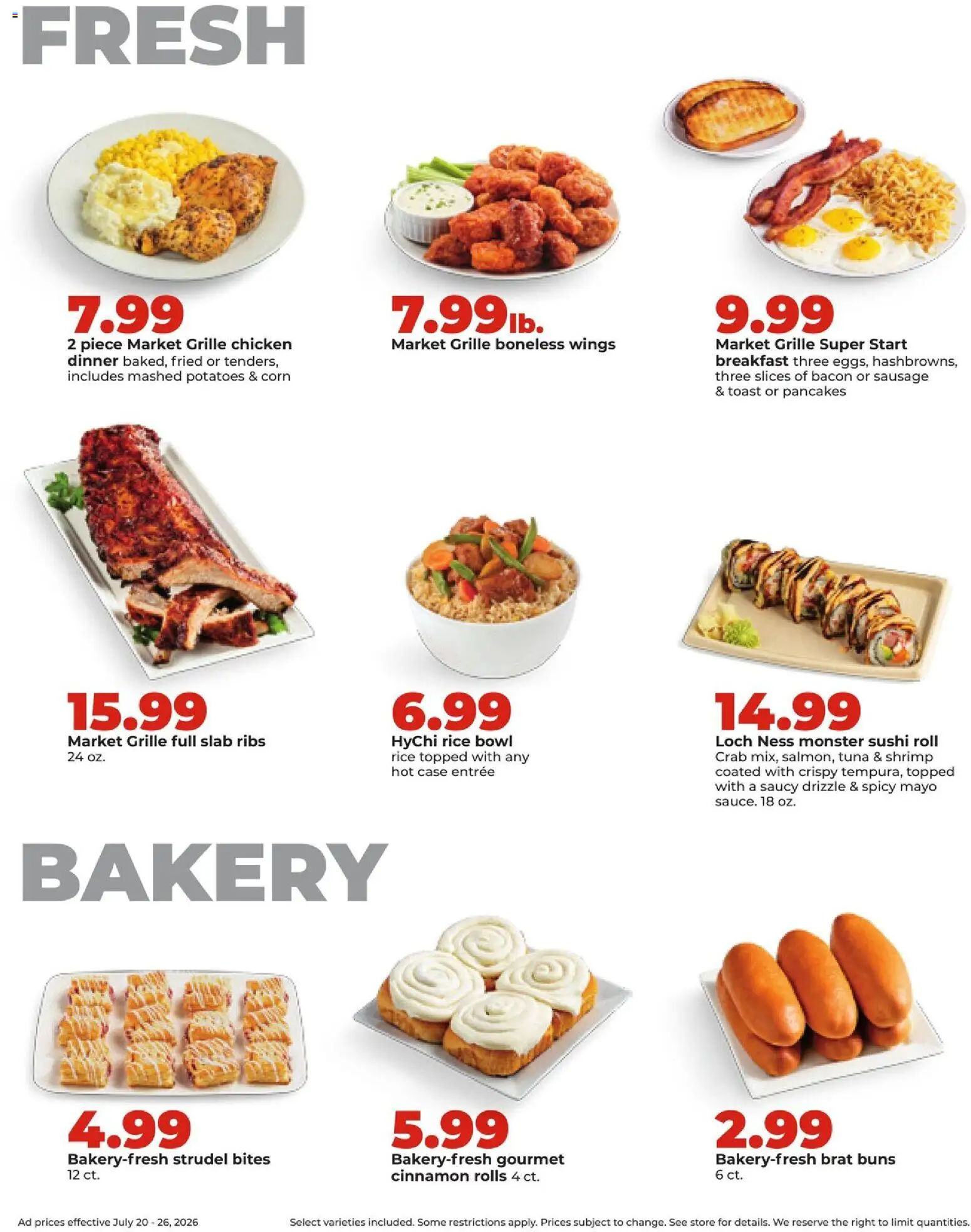 HyVee Weekly Ad - valid from 07/20/2026 | Page: 15 | Products: Corn, Rice, Sausage, Case