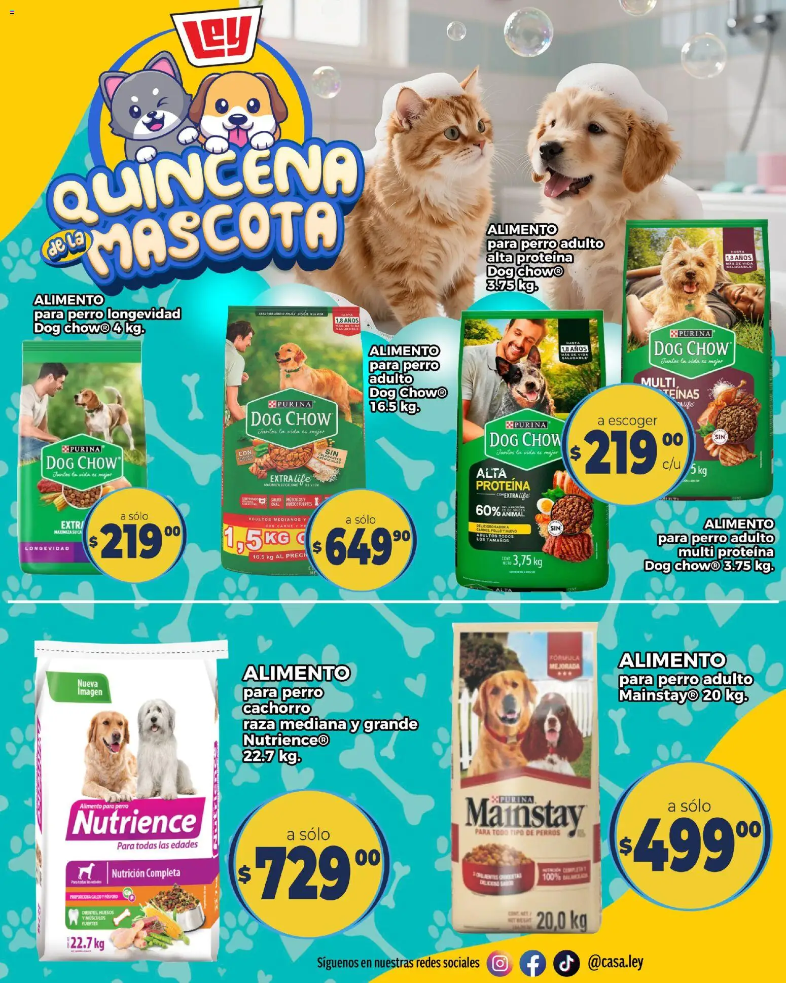 Nuevas ofertas de Casa Ley válidas en toda la República Mexicana desde el 29/06/2026. ¡Encuentra las mejores ofertas en Casa Ley folleto Quincena de la mascota Frontera! | Página: 14 | Productos: Pollo, Huevo
