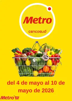 Vista previa de folleto Metro catálogo de la Metro válido desde 04.05.2026