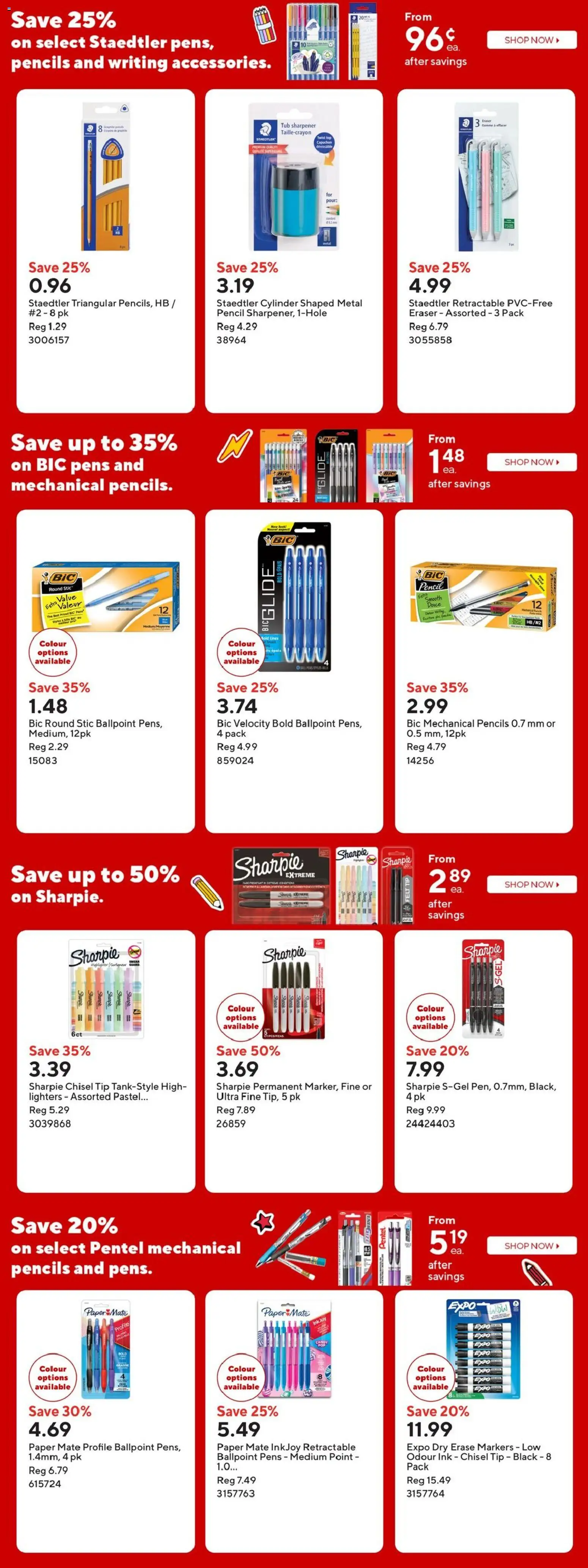 Staples flyer valid from Sep 4, 2026 | Page: 7 | Products: Highlighter