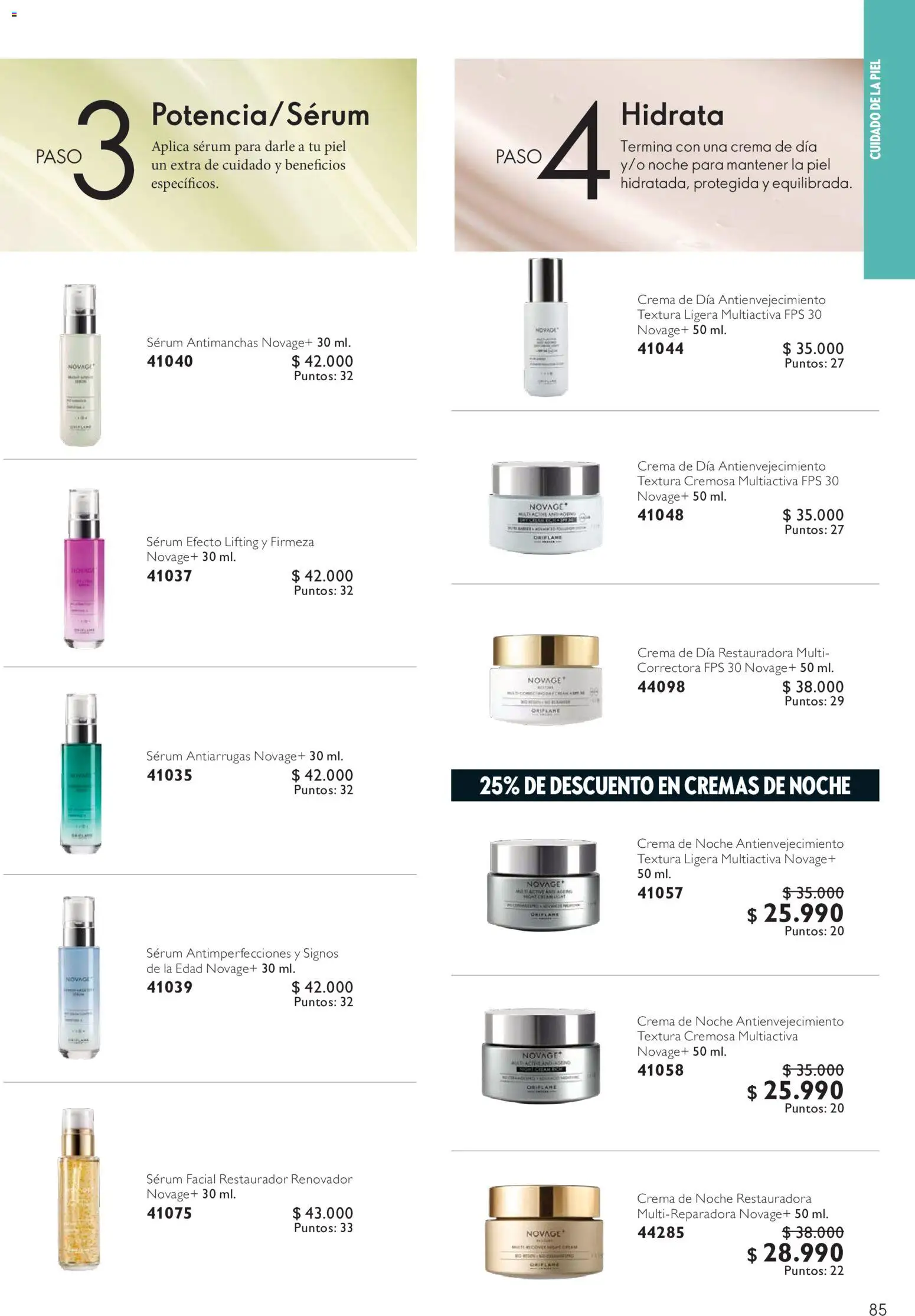 Oriflame Ofertas │ válido desde el 21.08.2026 | Página: 85 | Productos: Crema, Serum