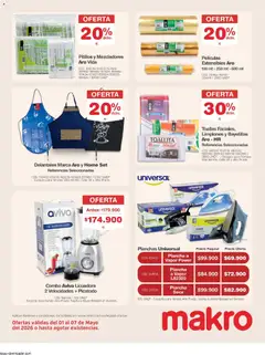 Makro catálogo -  Vista previa de la revista de la tienda Makro valido desde el 01.05.2026 | Página: 23 | Productos: Pitillo, Plancha, Algodón, Pollo