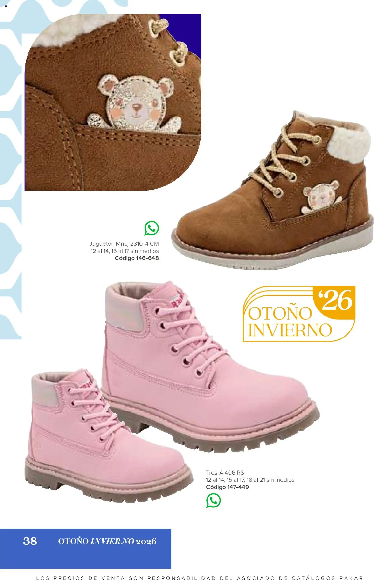 Nuevas ofertas de SC Pakar válidas en toda la República Mexicana desde el 31/07/2026. ¡Encuentra las mejores ofertas en SC Pakar catálogo Niña! | Página: 38