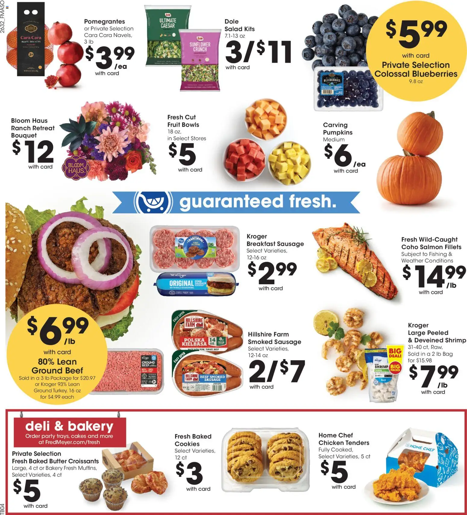 Fred Meyer Weekly Ad - valid from 09/09/2026 | Page: 13 | Products: Chicken, Butter, Beef, Croissants