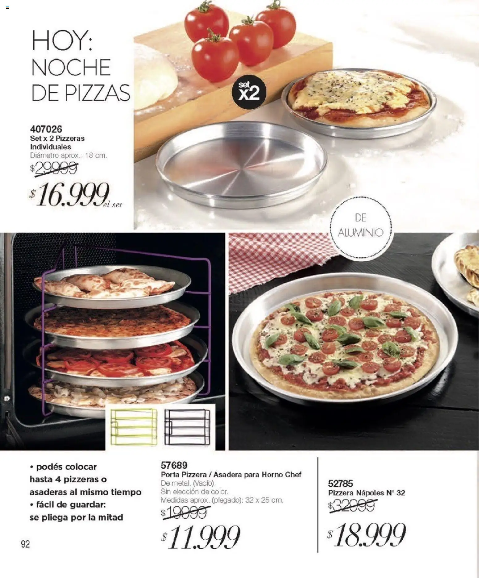 Violetta - Violetta Cosméticos │ válido desde el 09.03.2026 | Página: 92 | Productos: Pizzera, Horno, Asadera