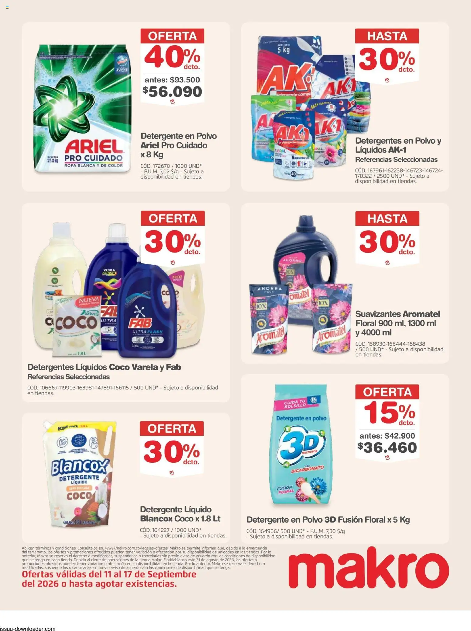 Makro revista - valida desde el 11/09/2026 | Página: 32