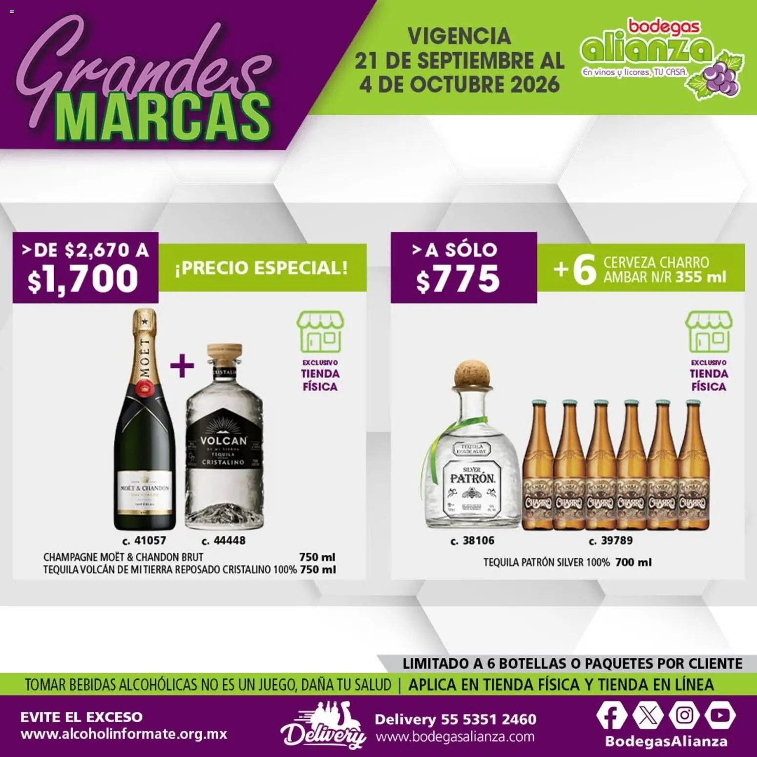 Nuevas ofertas de Bodegas Alianza válidas en toda la República Mexicana desde el 21/09/2026. ¡Encuentra las mejores ofertas en Bodegas Alianza catálogo Grandes Marcas! | Página: 11