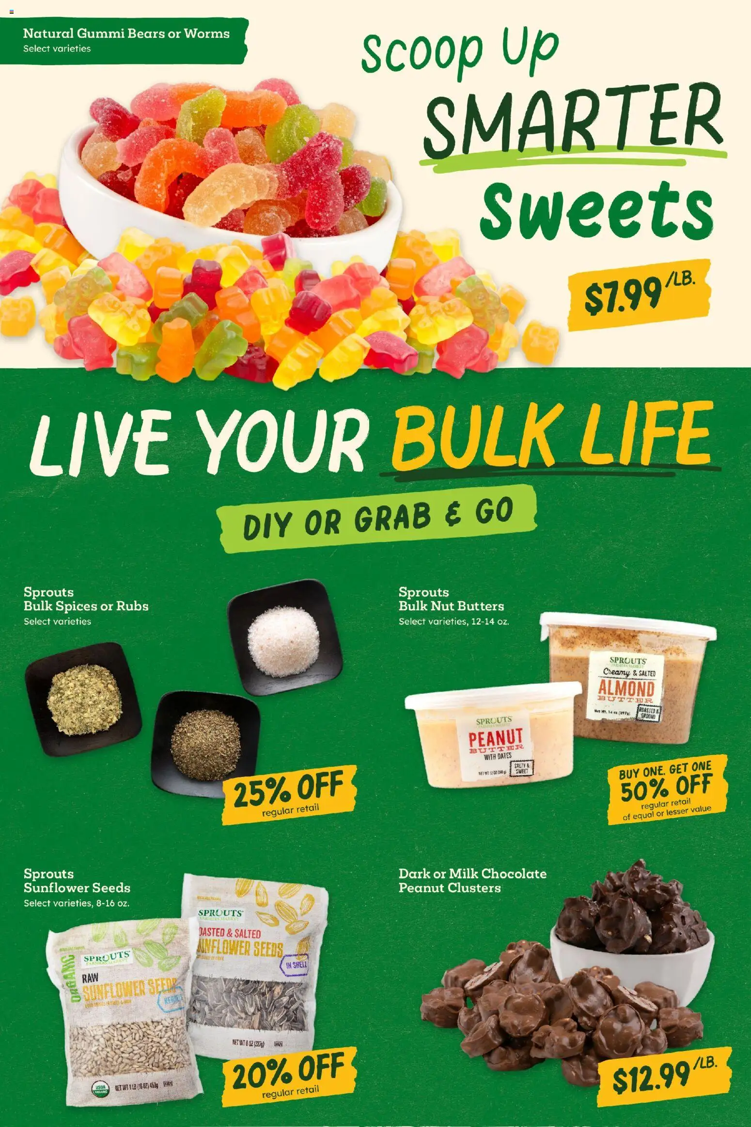 Sprouts Weekly Ad - valid from 10.06.2026 | Page: 10 | Products: Milk, Butter, Chocolate, Spices